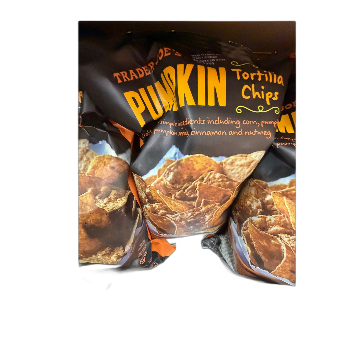 Trader Joe's | Pumpkin Tortilla Chips - 7 oz