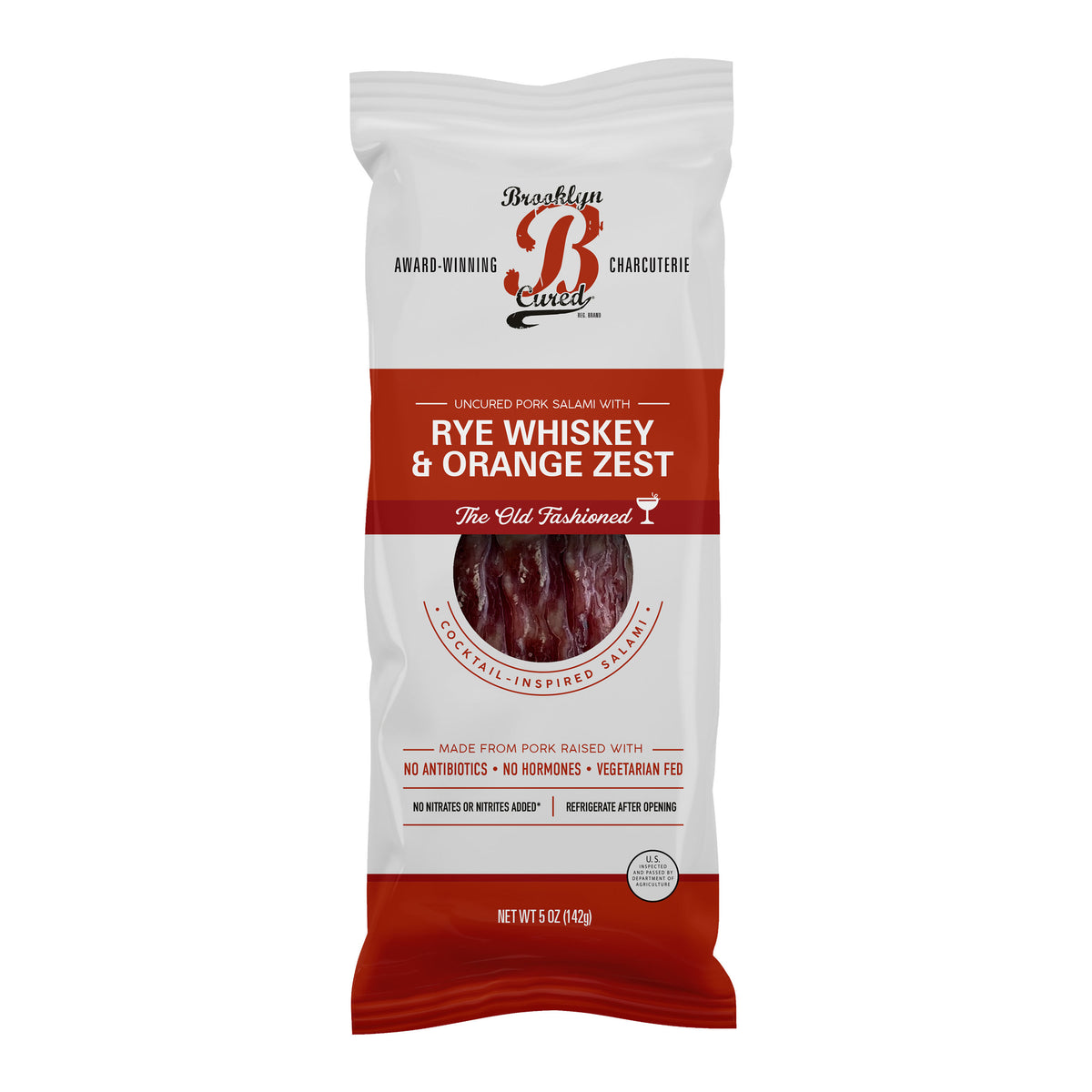 Brooklyn Cured Whiskey Orange Pork Salami