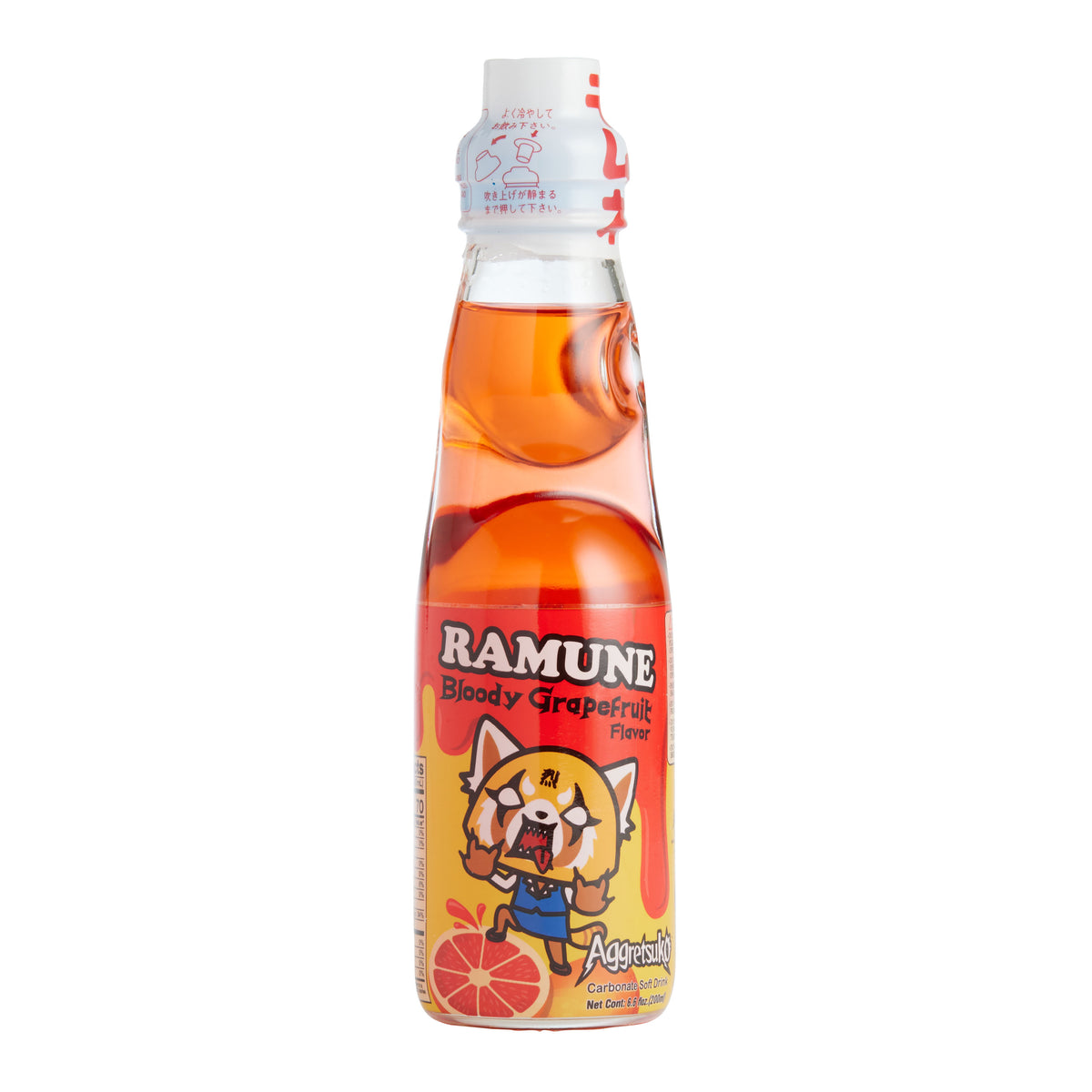 Aggretsuko Bloody Grapefruit Ramune Soda