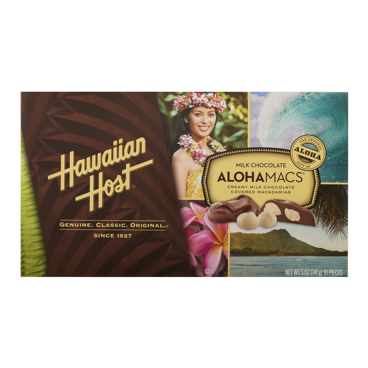 Hawaiian Host Original Chocolate Covered Macadamia Nuts Box