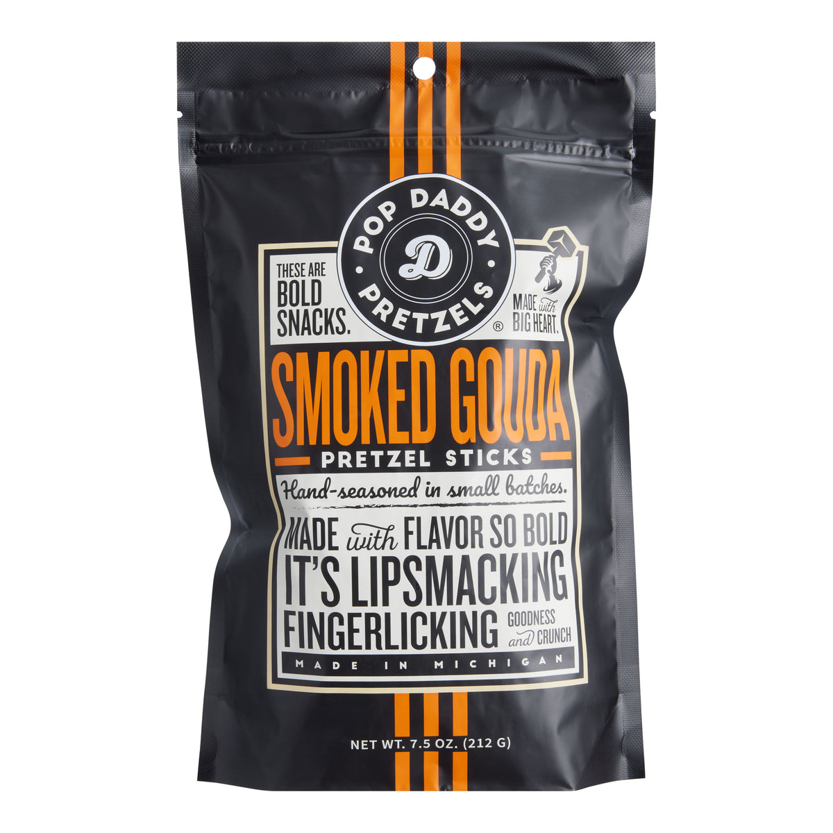 Pop Daddy Smoked Gouda Pretzel Sticks