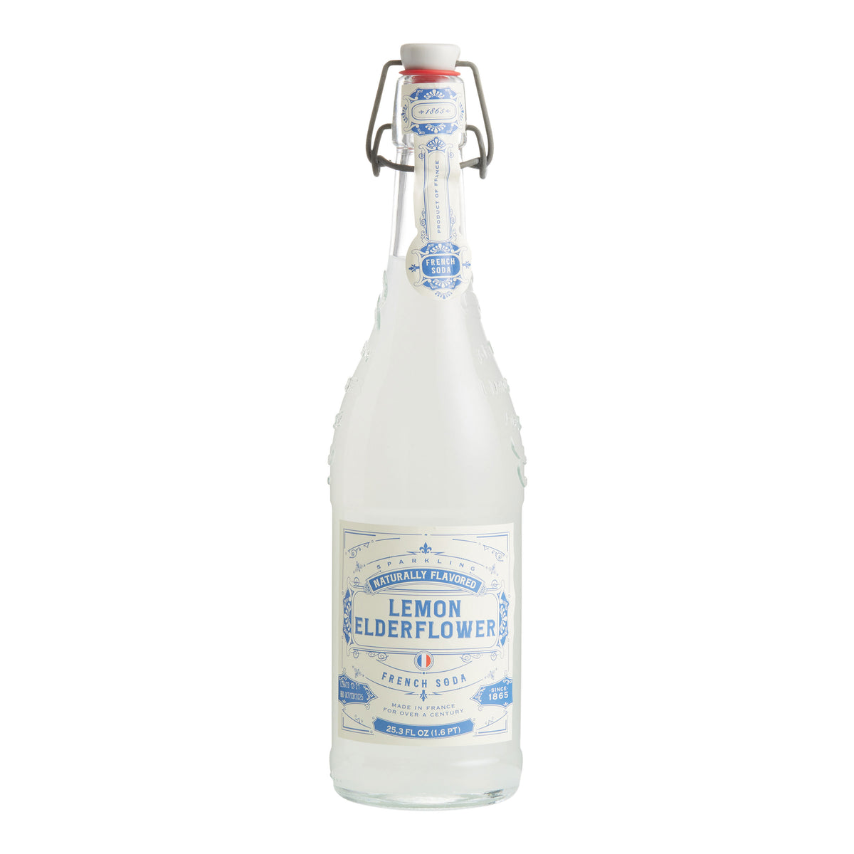 Sparkling Lemon Elderflower French Soda