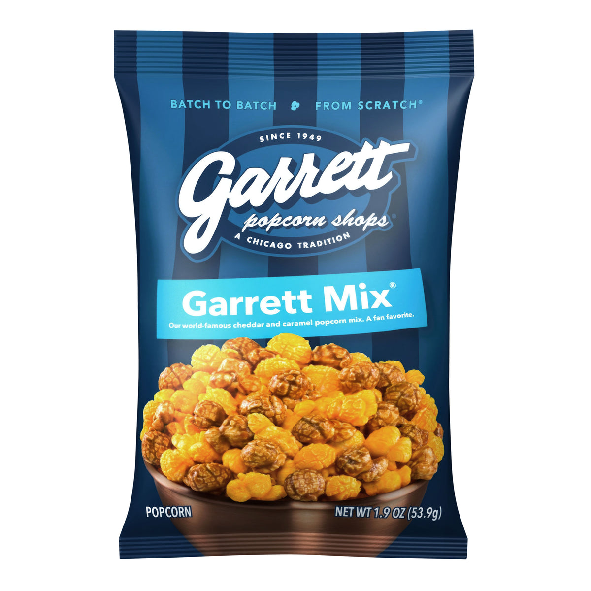 Garrett Cheddar and Caramel Garrett Mix Popcorn Snack Size