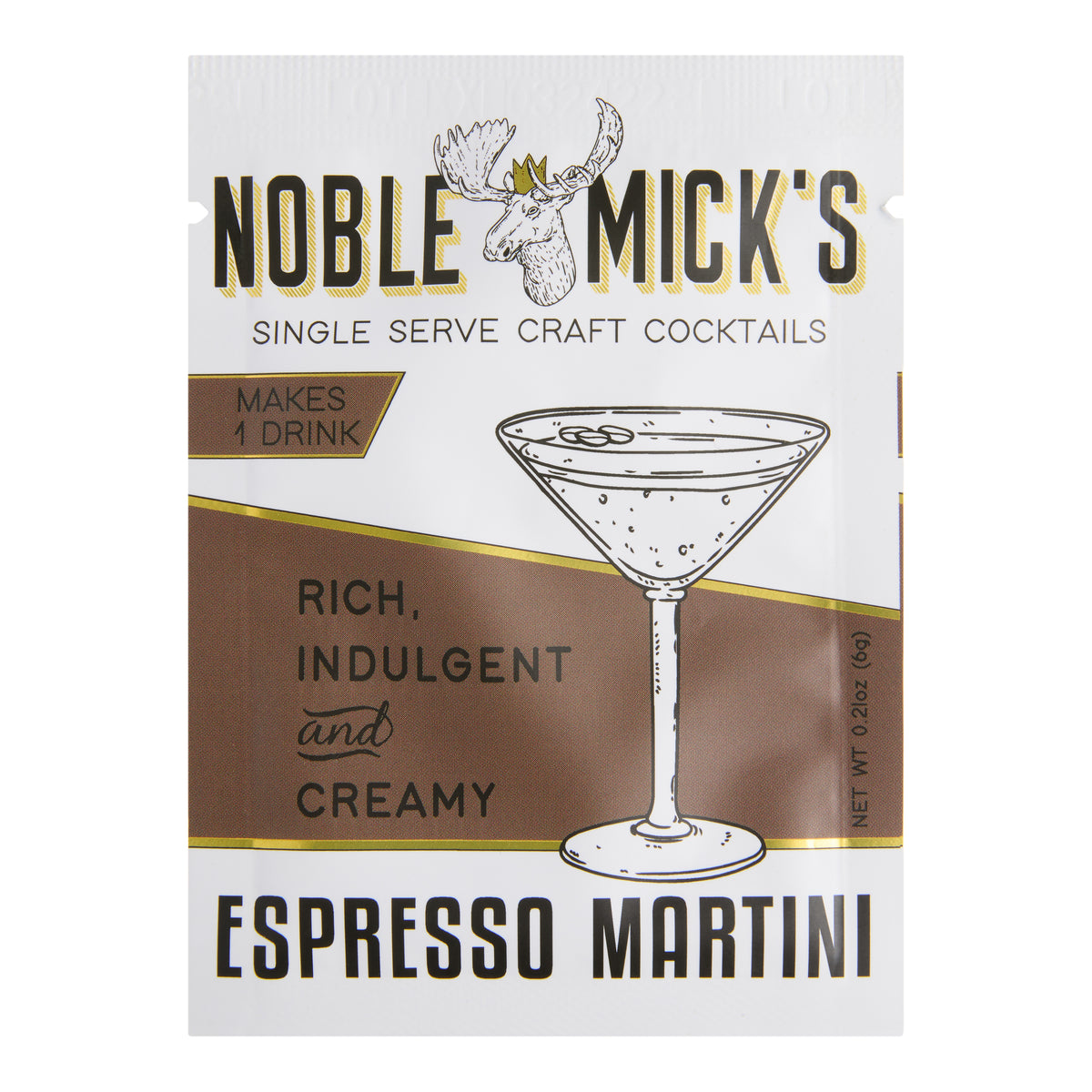 Noble Mick's Espresso Martini Single Serve Cocktail Mix