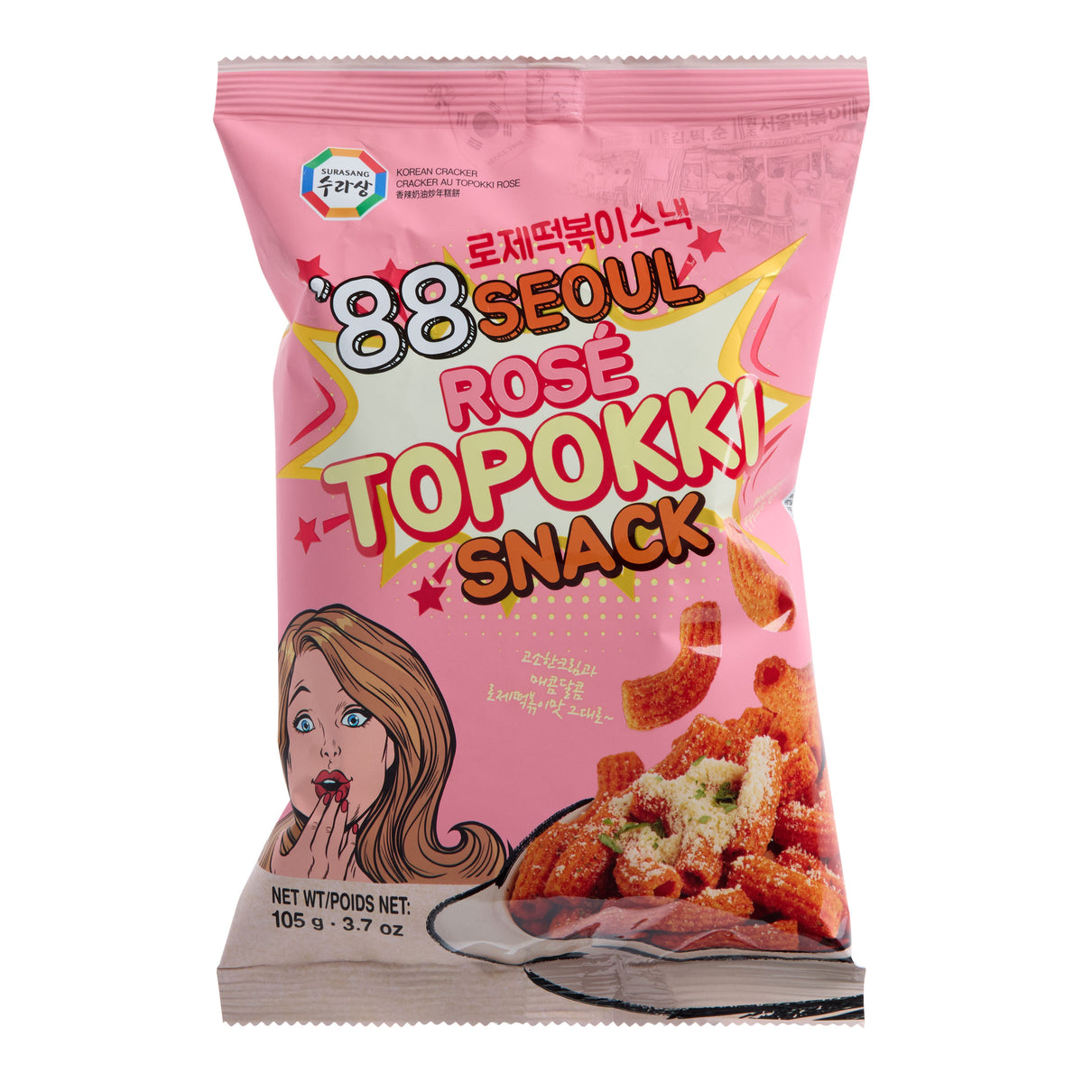 Surasang Seoul Rose Topokki Snack