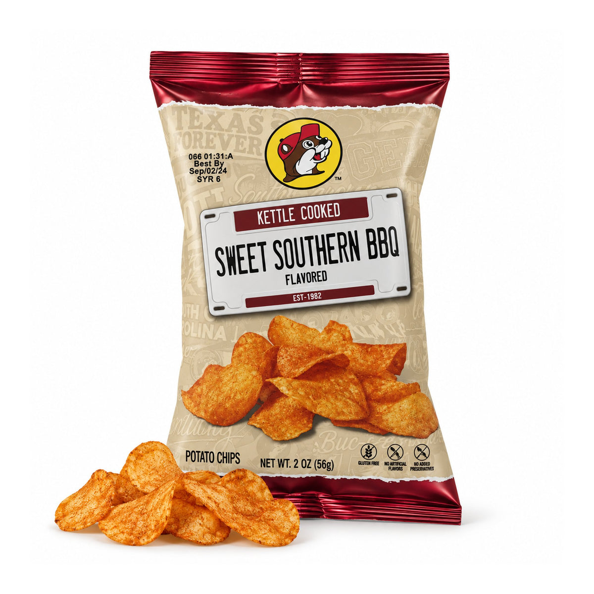 Buc-ee's | Sweet Southern BBQ Kettle Cooked Potato Chips