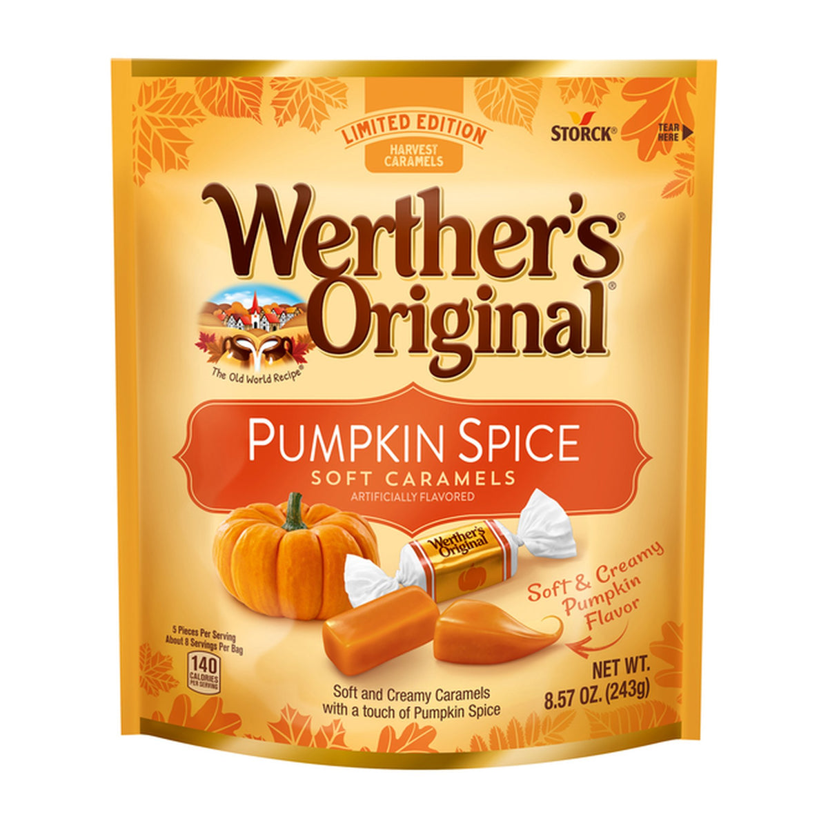 World Market | Werther's Original Pumpkin Spice Soft Caramels