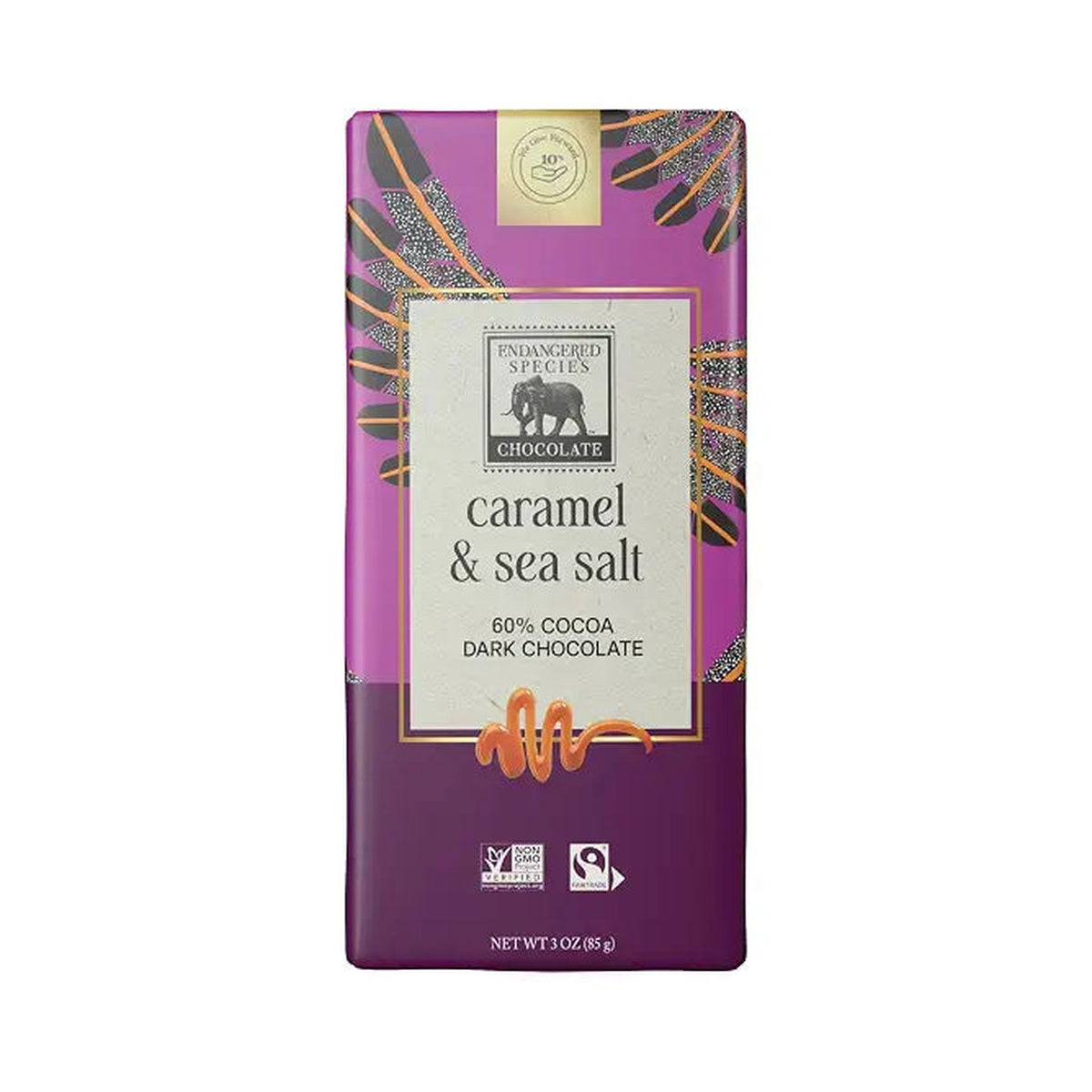 World Market | Endangered Species Caramel & Sea Salt Dark Chocolate Bar