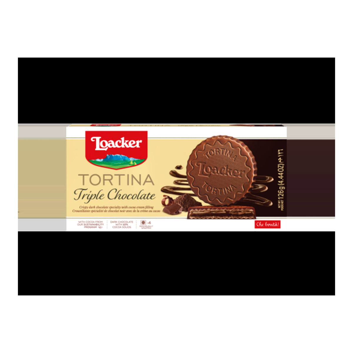 World Market | Loacker Tortina Triple Chocolate Wafer