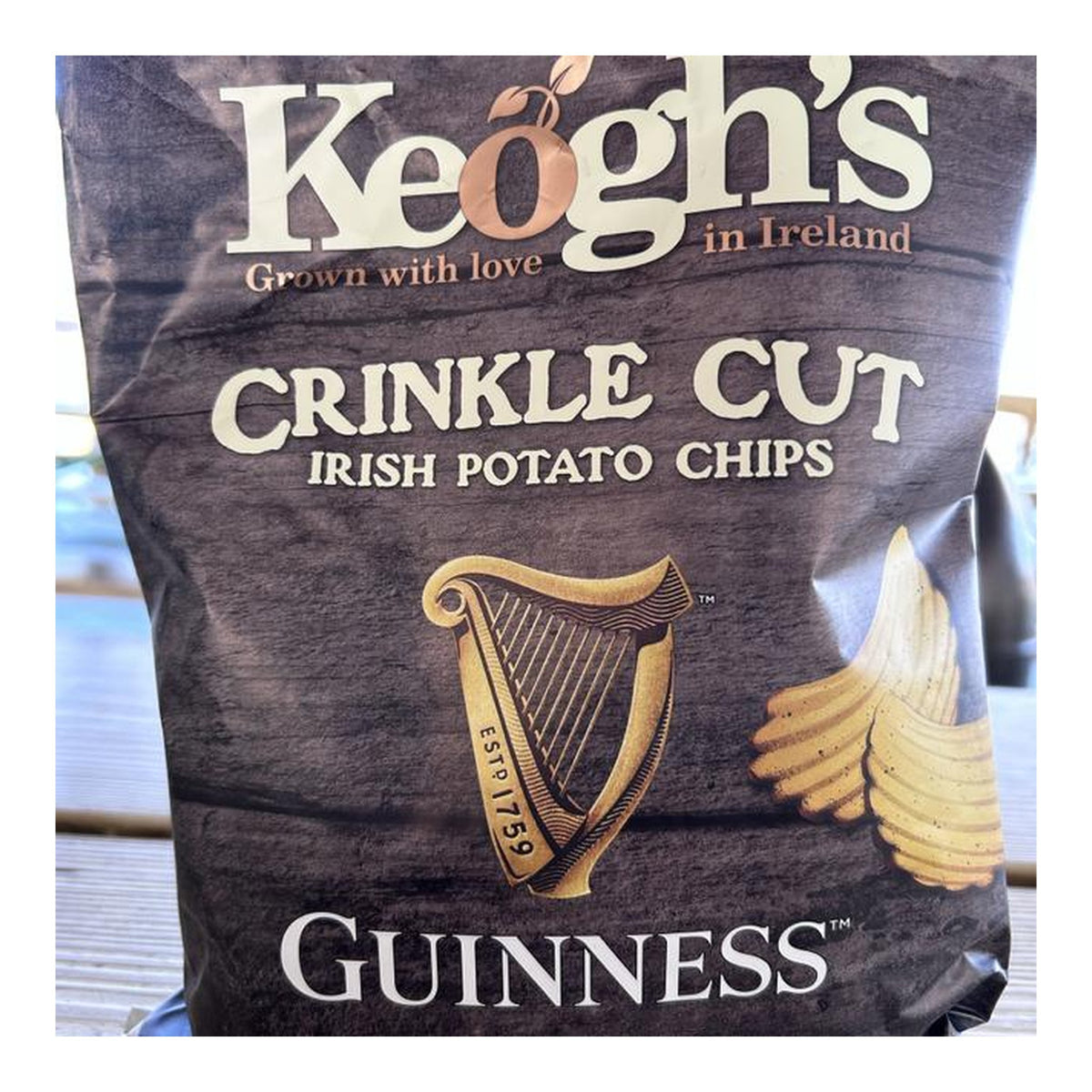 World Market | Keogh's Guinness Crinkle Cut Irish Potato Chips