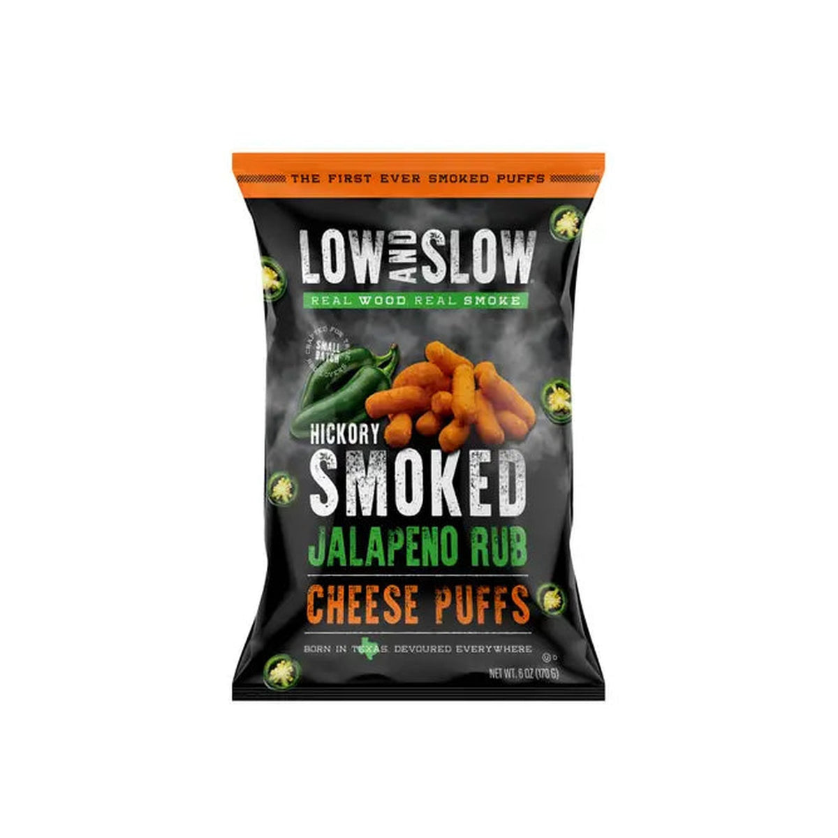 World Market | Low & Slow Hickory Smoked Jalapeno Rub Cheese Puffs