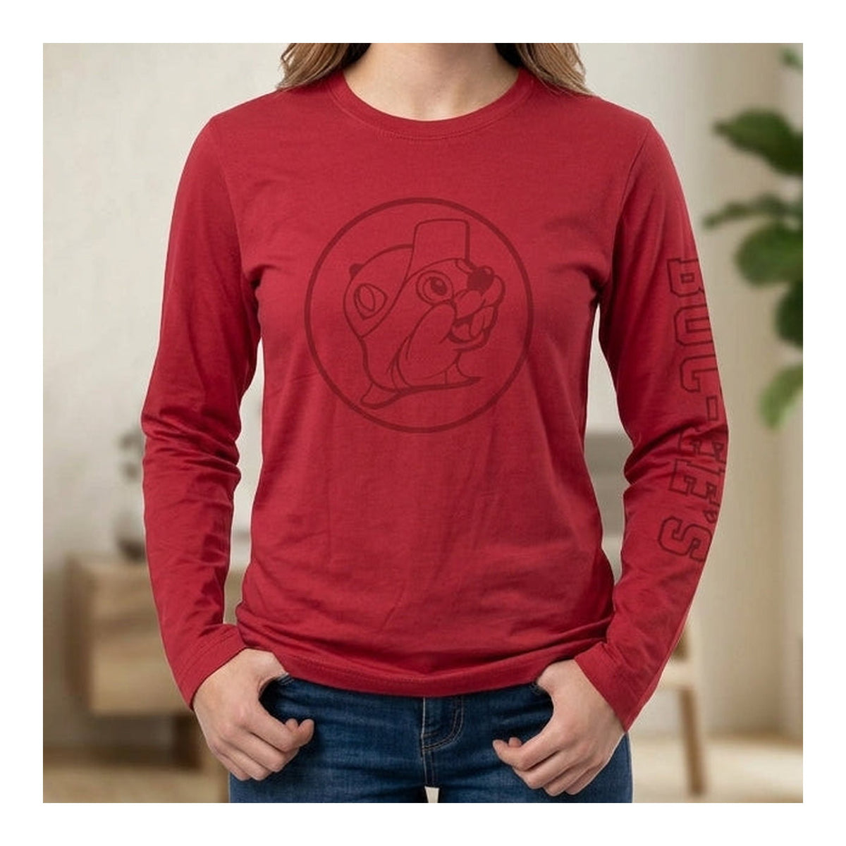 Buc-ee's | Red Long Sleeve Shirt – Small