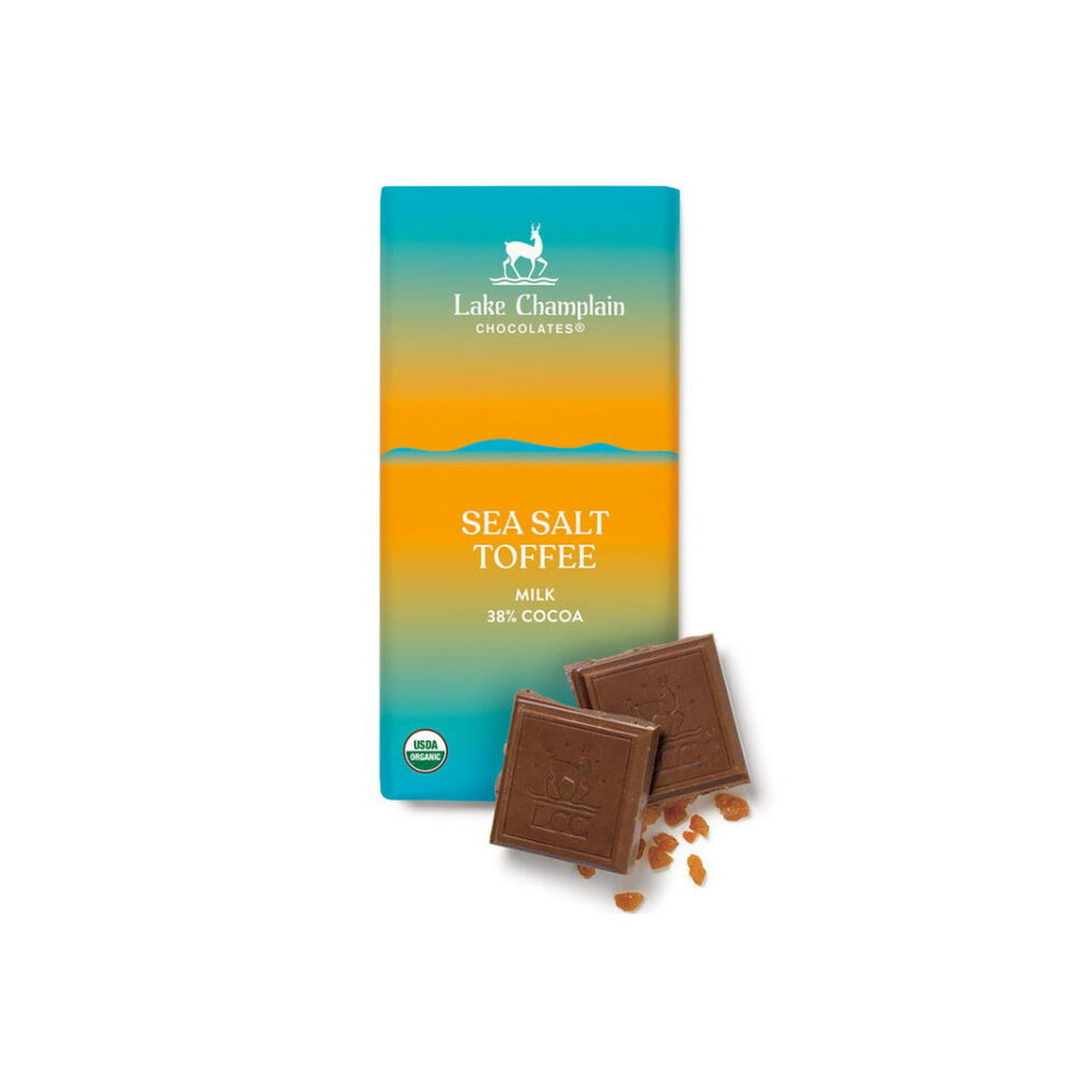 World Market | Lake Champlain Sea Salt Toffee Milk Chocolate Bar