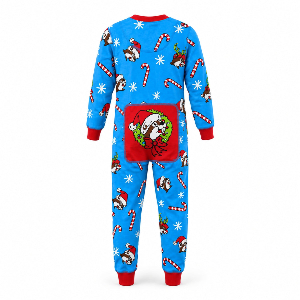 Buc-ee's | Blue Christmas Onesie - Adult