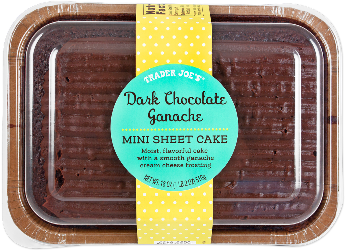 Dark Chocolate Ganache Mini Sheet Cake