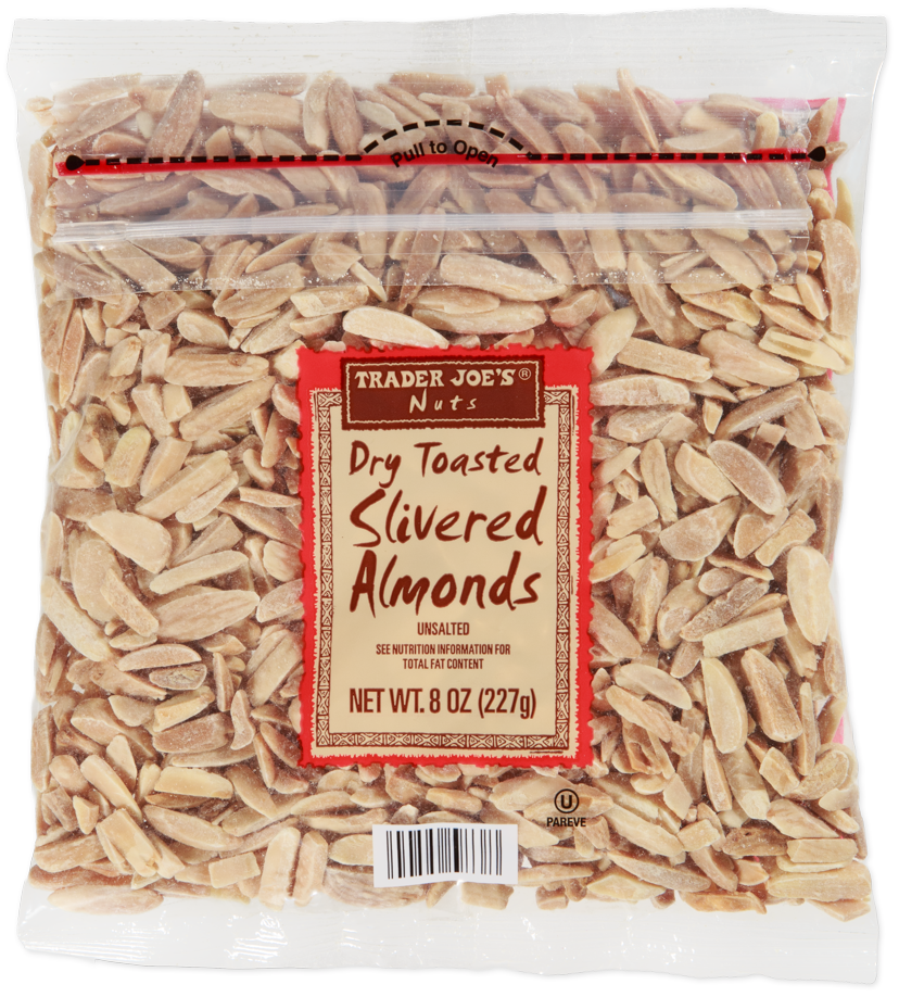 Dry Toasted Slivered Almonds Unsalted