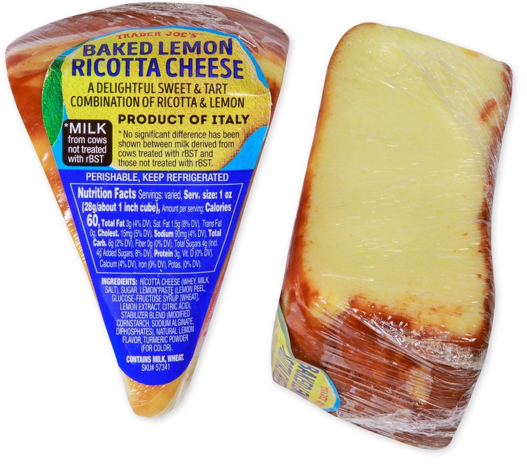 Baked Lemon Ricotta Cheese