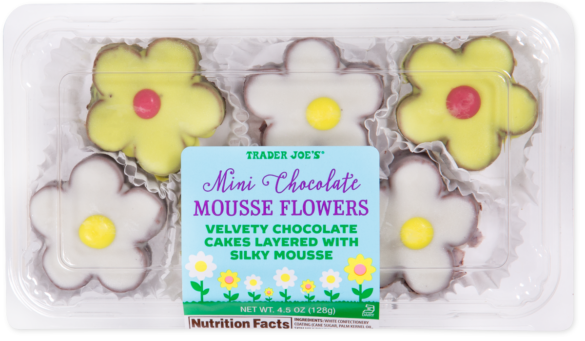 Mini Chocolate Mousse Flowers