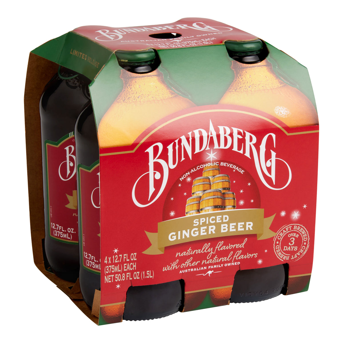 Bundaberg Spiced Ginger Beer 4 Pack