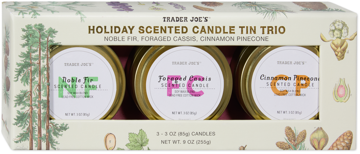 Holiday Scented Candle Trio