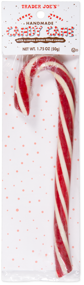 Handmade Candy Cane with Cocoa Center