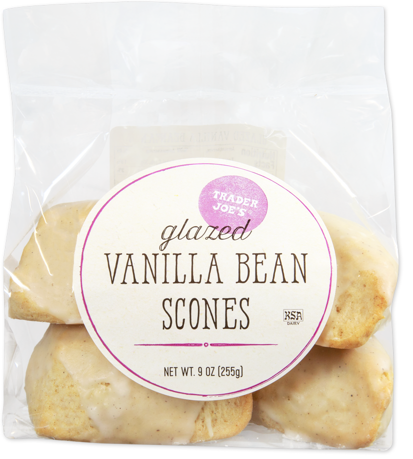 Glazed Vanilla Bean Scones