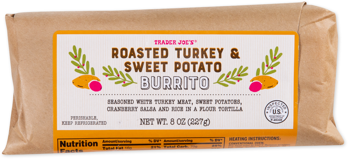 Roasted Turkey & Sweet Potato Burrito