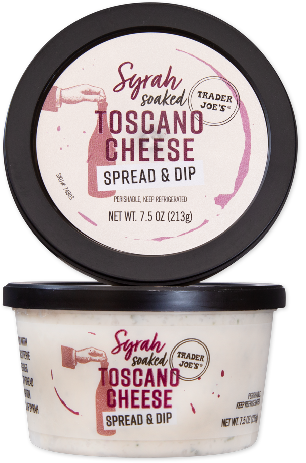 Syrah Soaked Toscano Cheese Spread & Dip