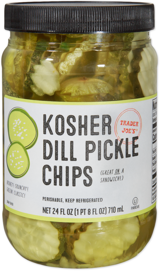 Kosher Dill Pickle Chips