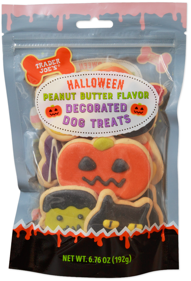 Halloween Decorated Peanut Butter Flavor Dog Treats