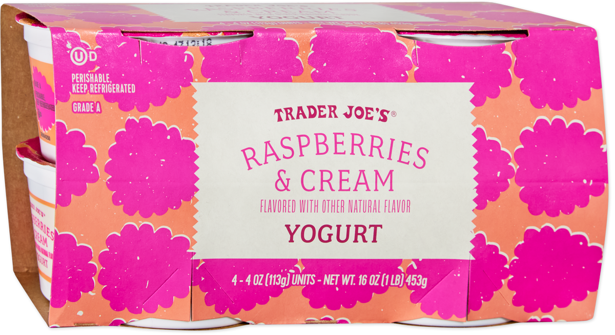 Raspberries & Cream Yogurt