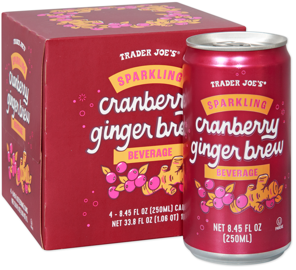 Sparkling Cranberry Ginger Brew Beverage