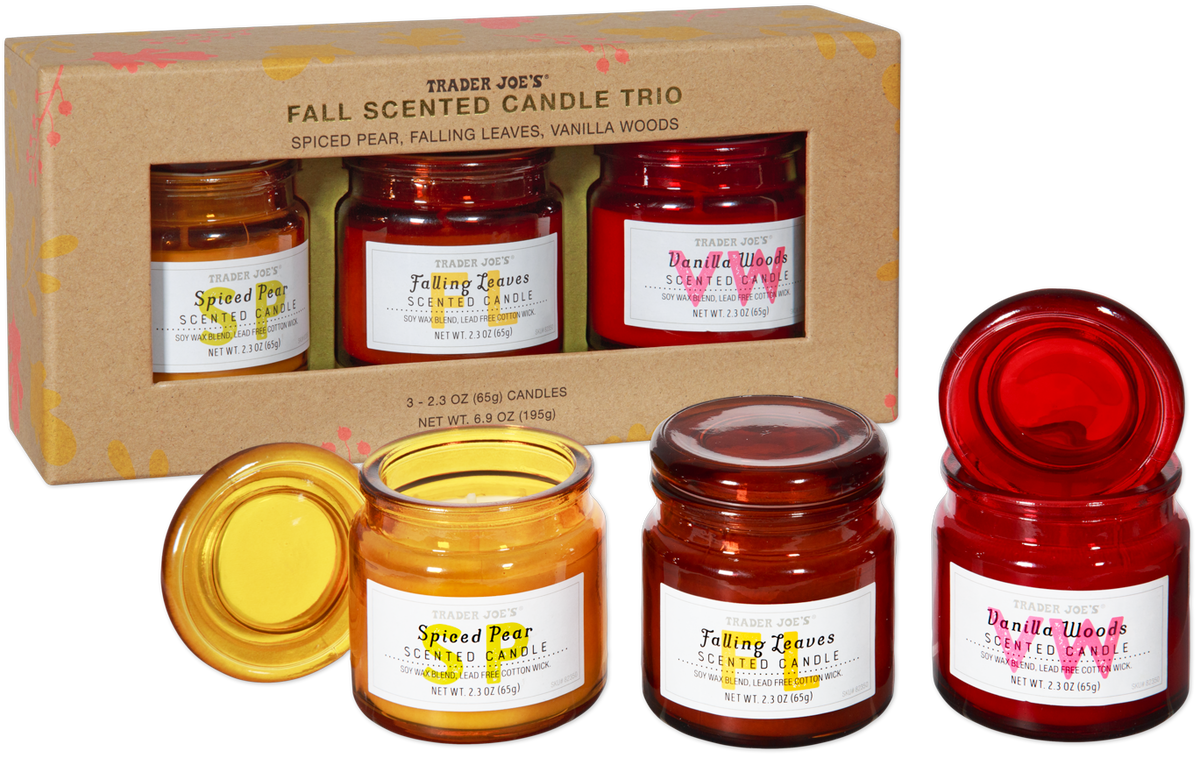 Fall Scented Candle Trio