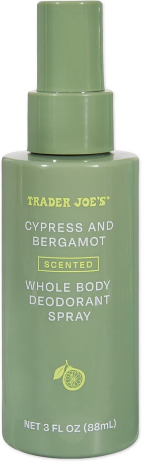 Cypress and Bergamot Scented Whole Body Deodorant Spray