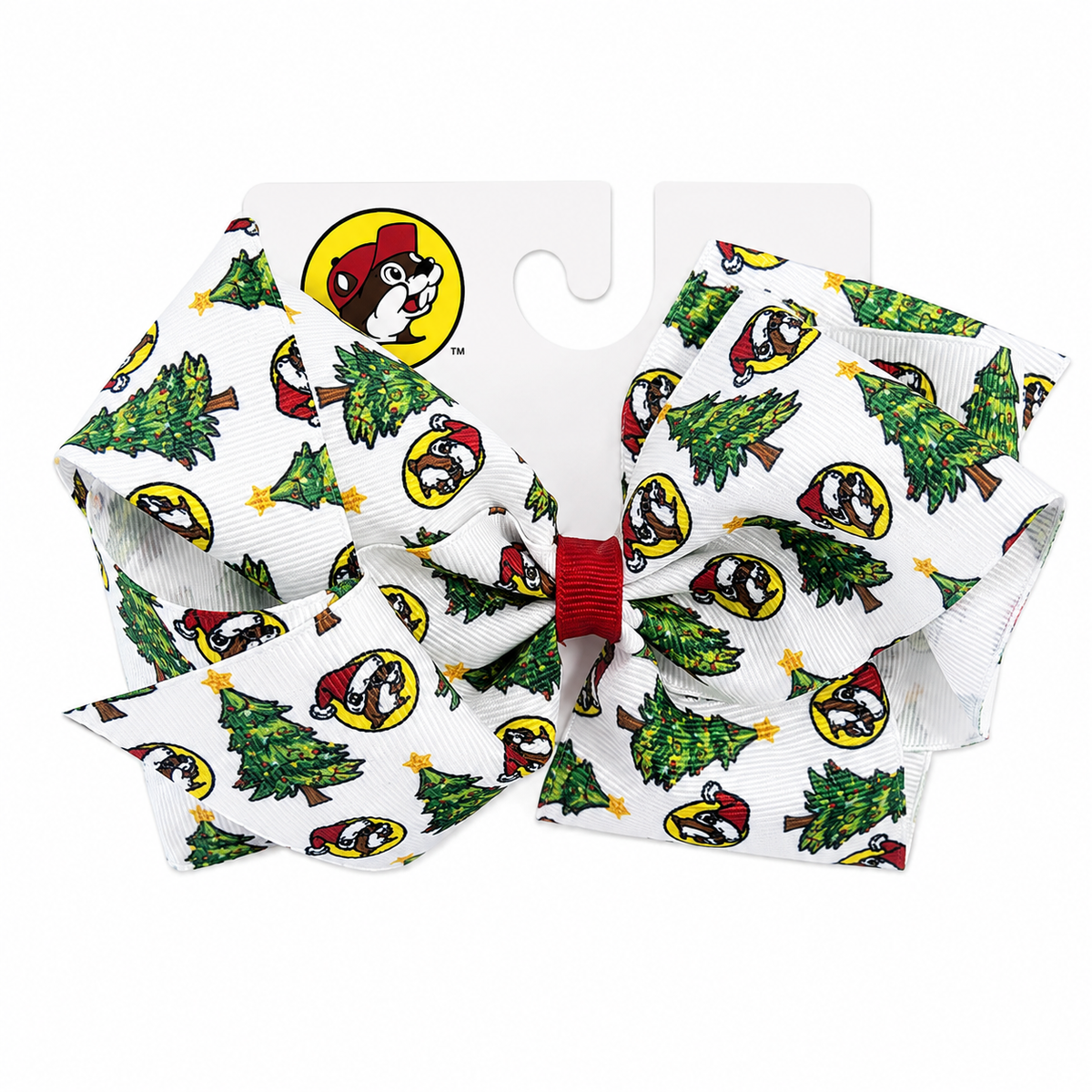 Buc-ee's | White Christmas Hair Bows