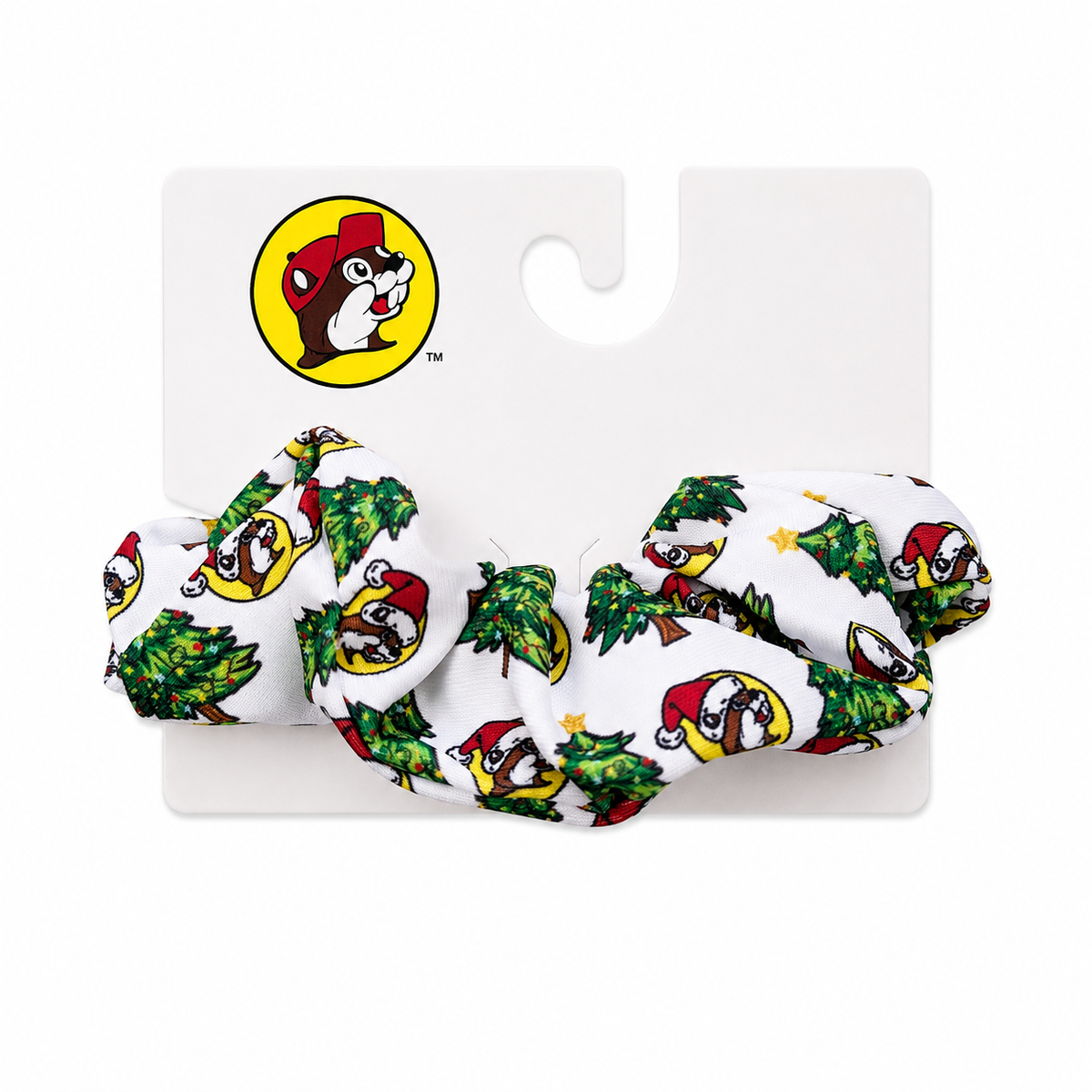 Buc-ee's | White Christmas Scrunchie