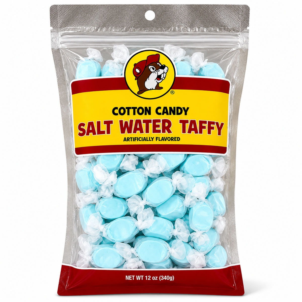 Cotton Candy Saltwater Taffy (12 oz Bag)