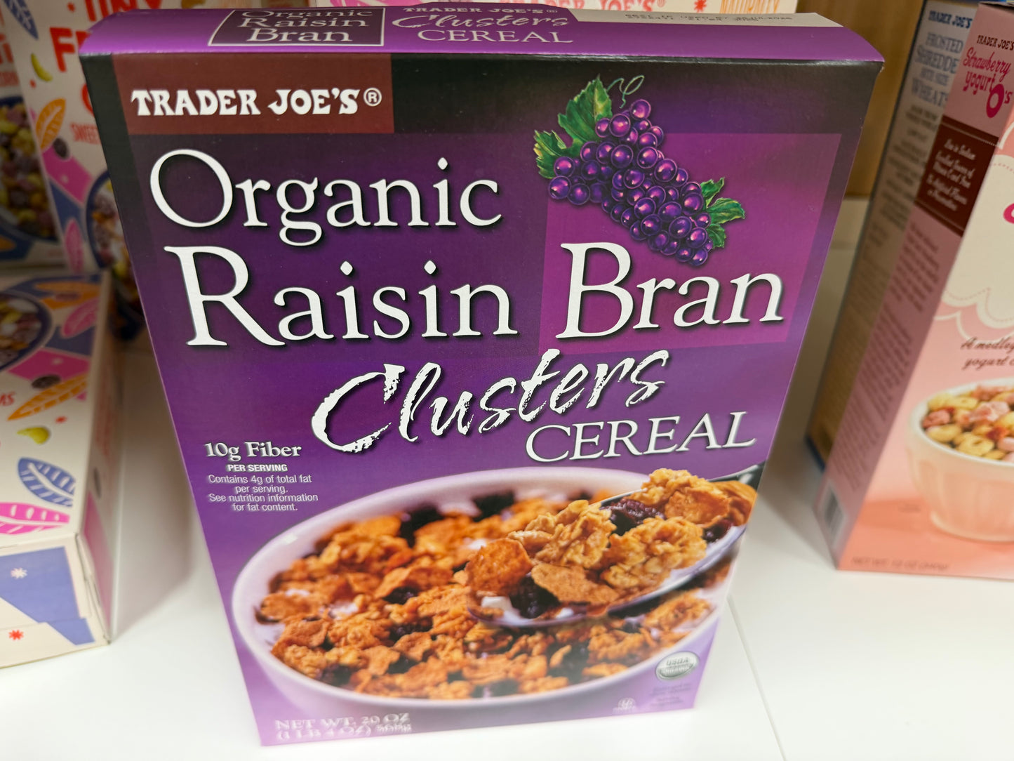 Organic Raisin Bran
Clusters CEREAL
