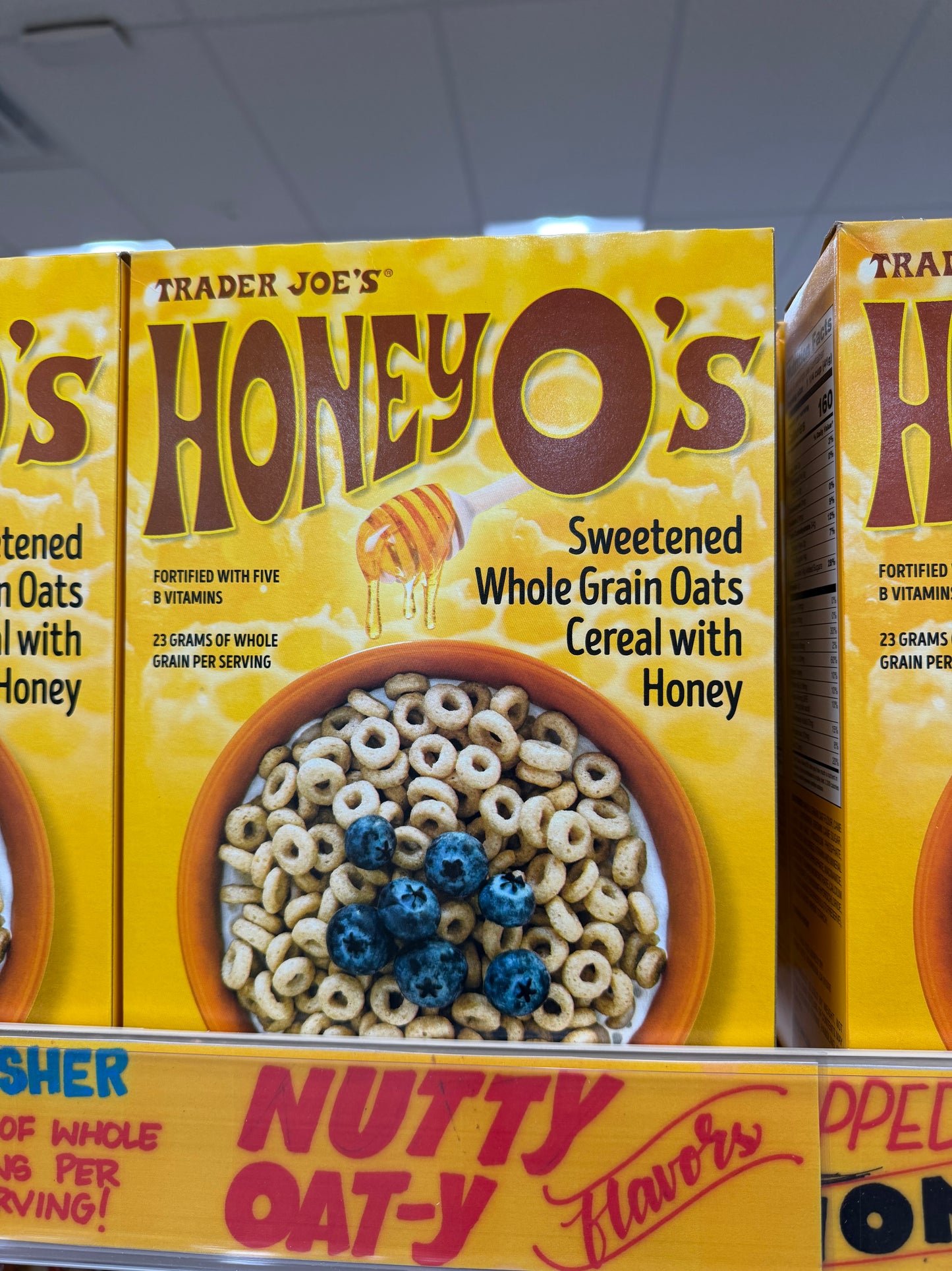 HONEY O’S
Sweetened
Oats