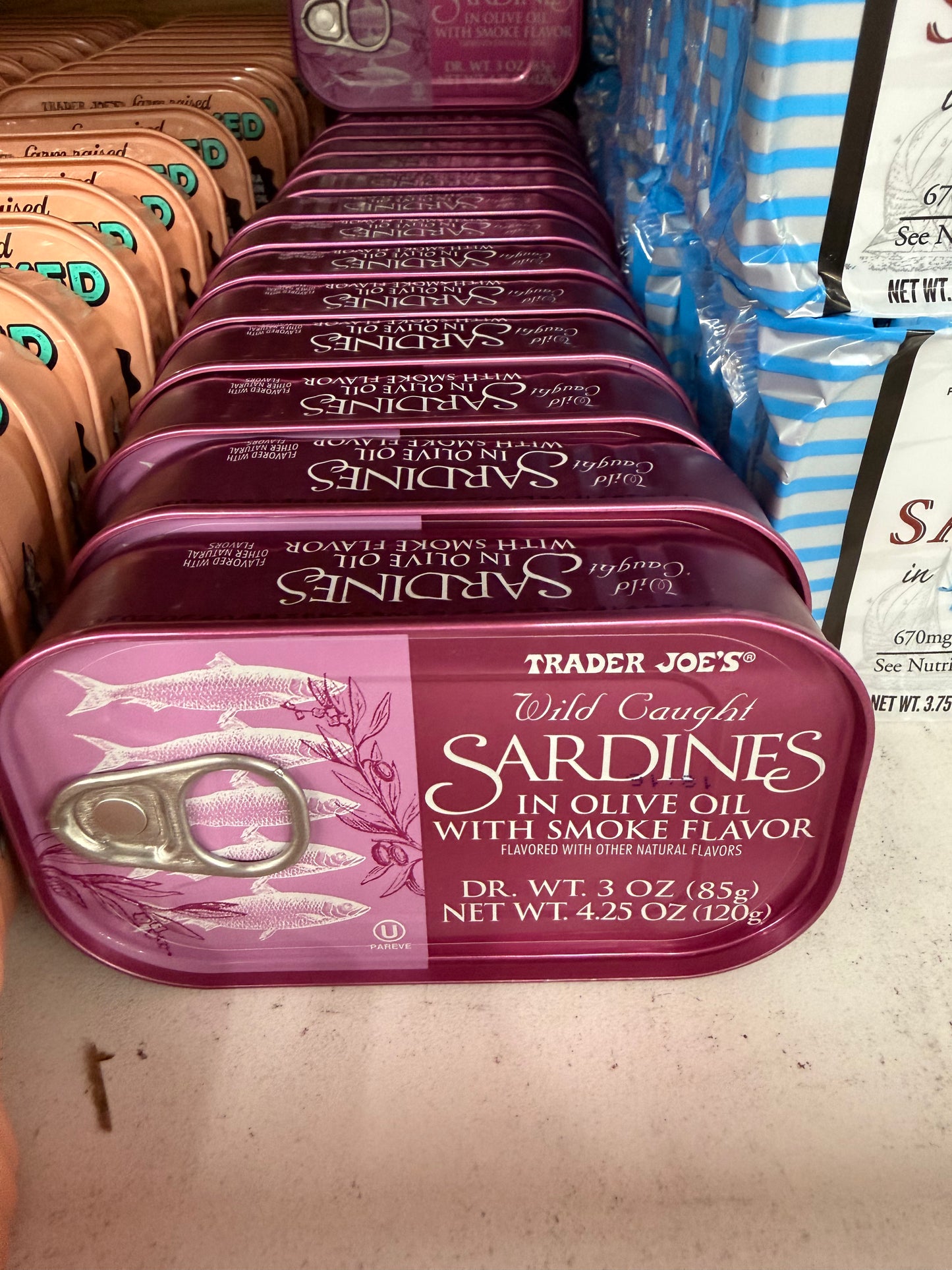 Wild Caught SARLENES
IN OLIVE OIL
WITH SMOKE FLAVOR