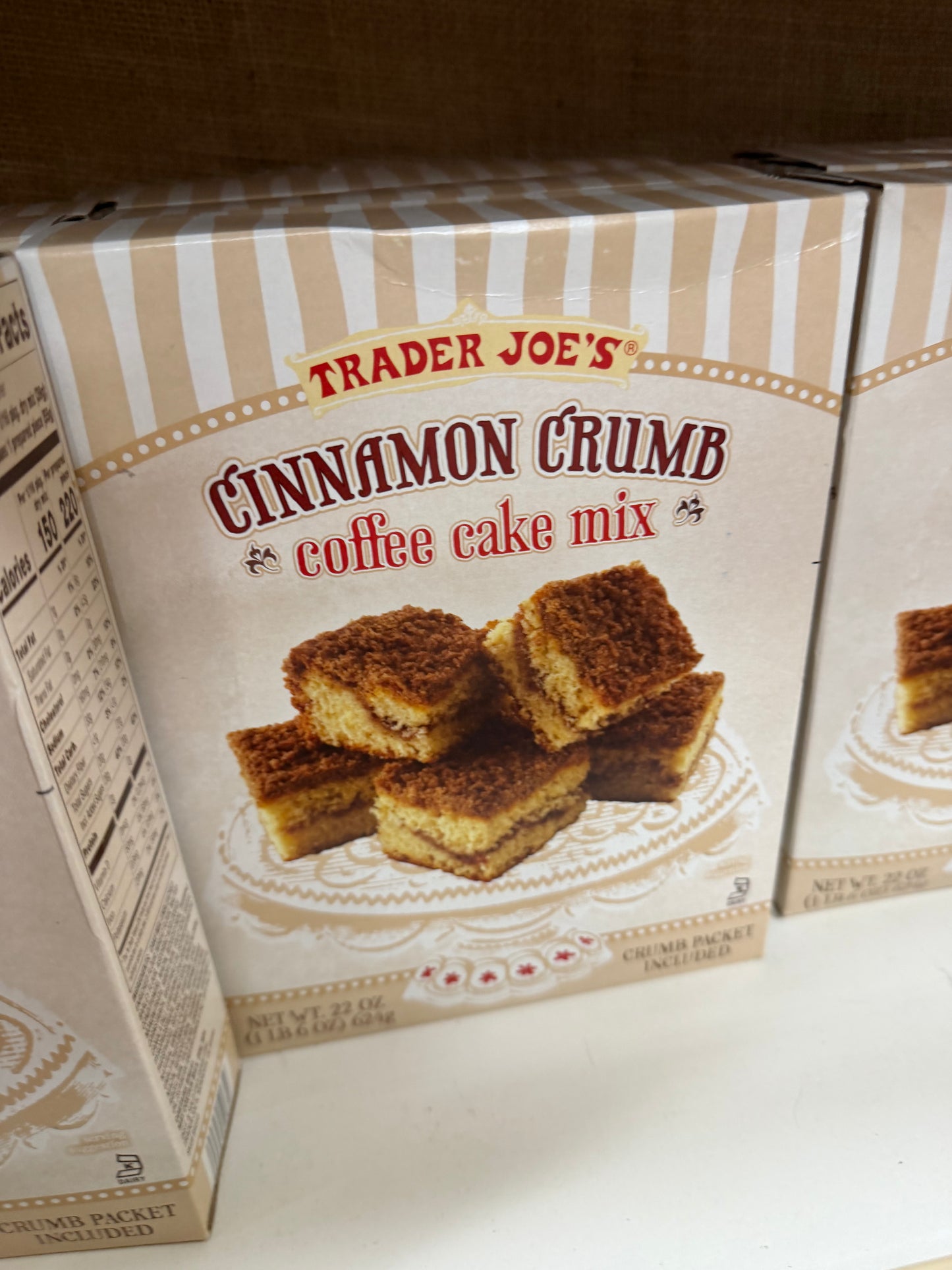 CINNAMON CRUMB coffee cake mix