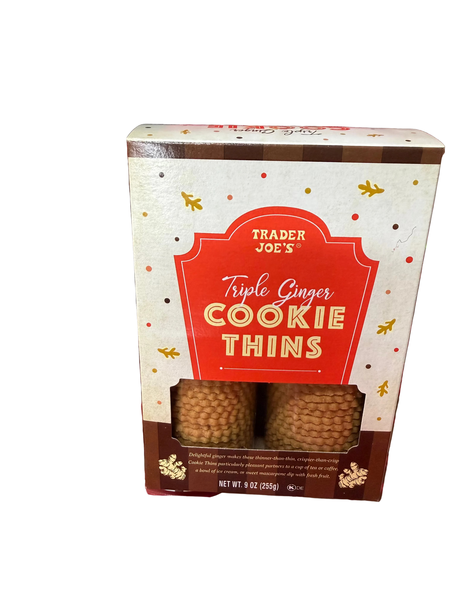 TRADER JOE'S®
Tiple Ginger COOKIE THINS