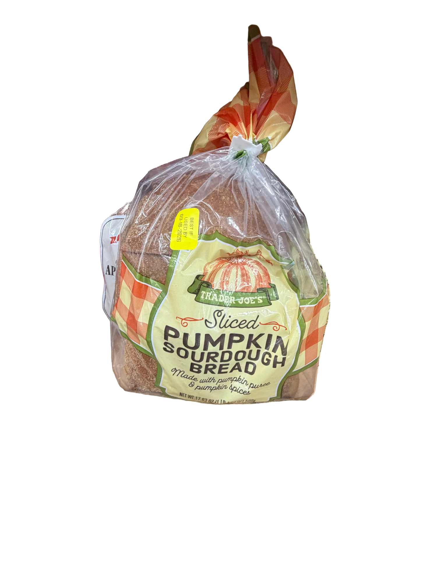 Trader Joe’s Sliced Pumpkin Sourdough Bread