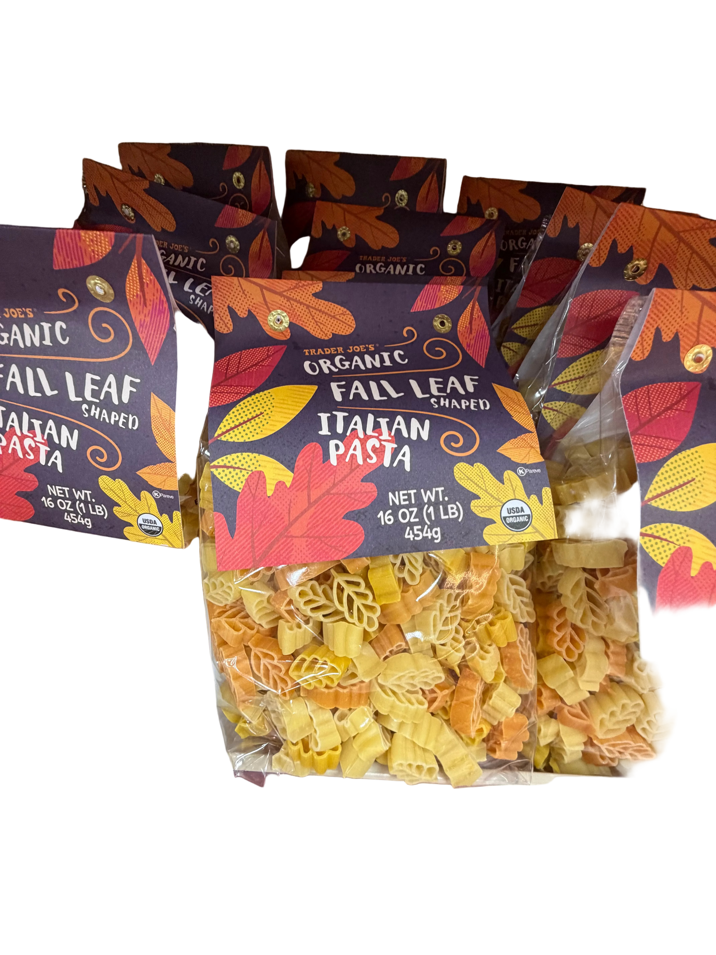Trader Joe’s Organic Fall Leaf Shaped Italian Pasta