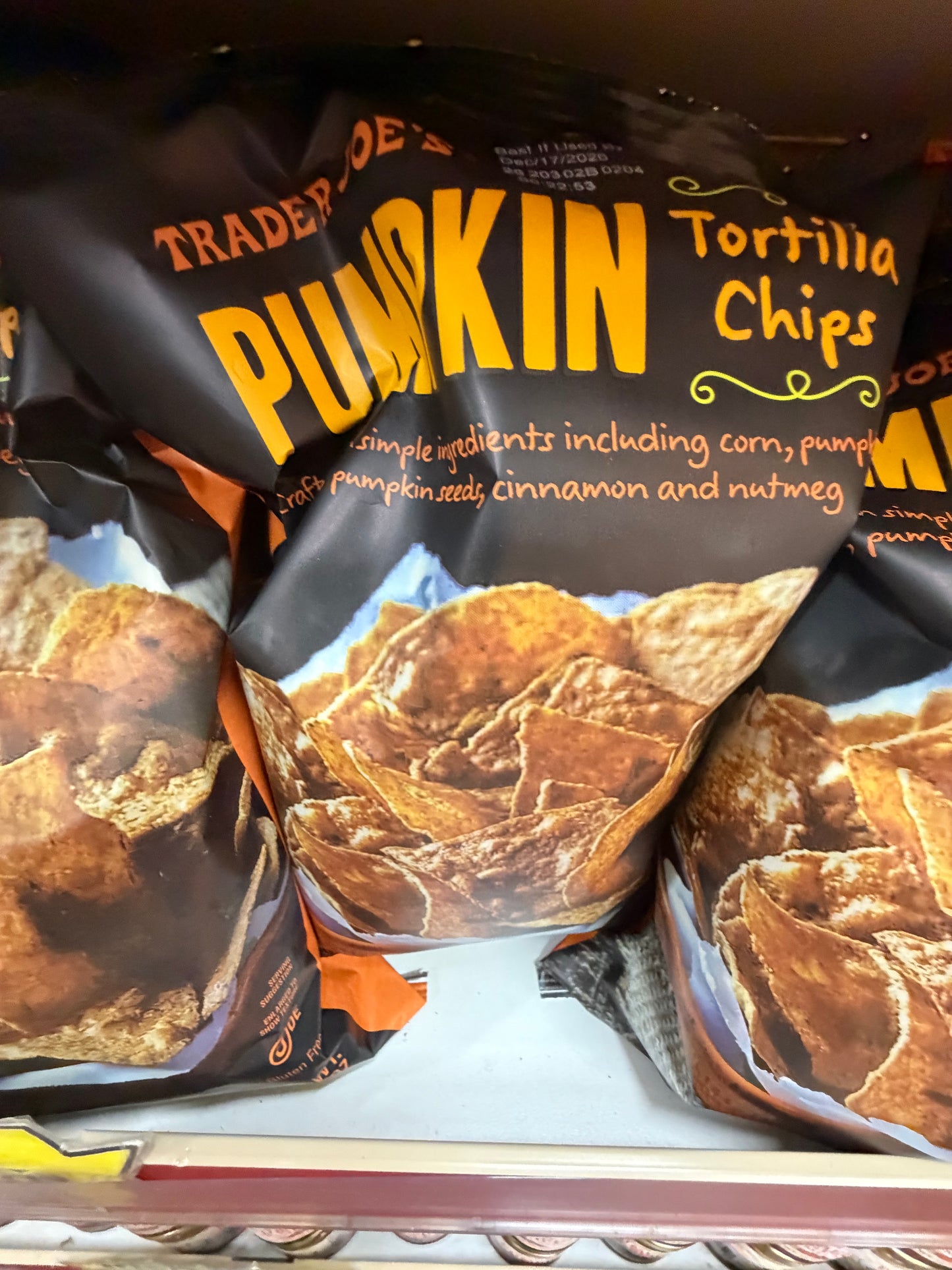 Trader Joe’s Pumpkin Tortilla Chips