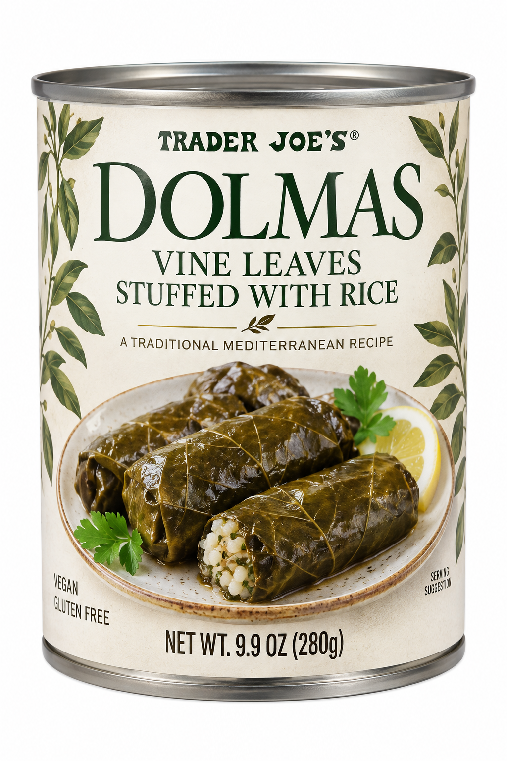 Trader Joe's | Dolmas – Vine Leaves Stuffed with Rice 9.9 oz