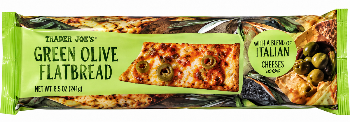 Trader Joe’s Green Olive Flatbread – 8.5 oz