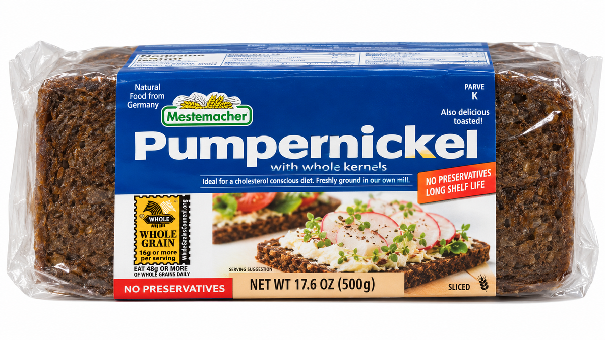Mestemacher Pumpernickel Bread – 17.6 oz (500 g)
