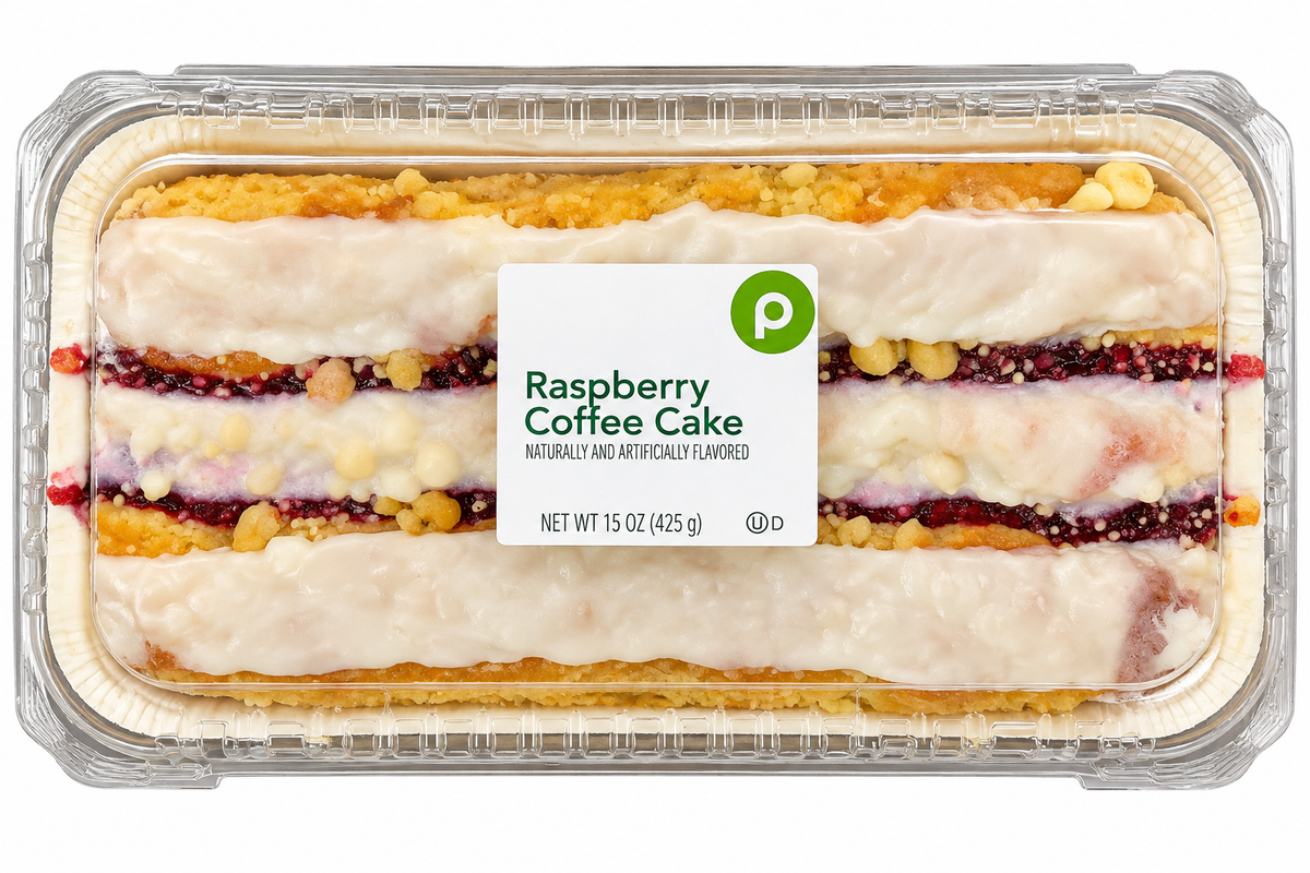 Publix Bakery Raspberry Coffee Cake – 15 oz