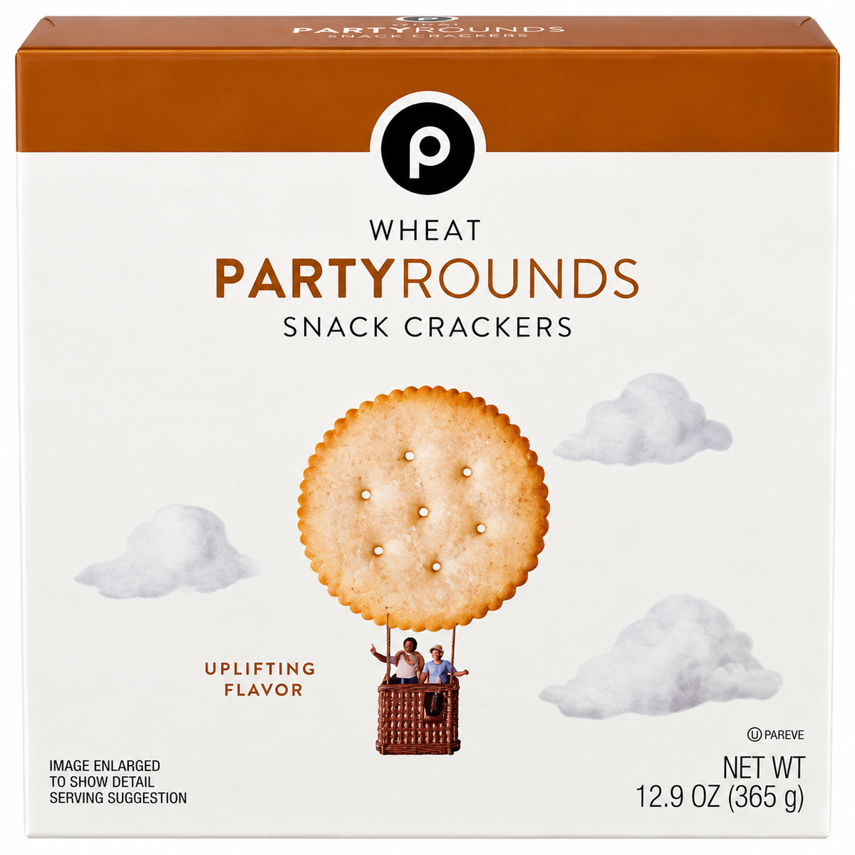 Publix Wheat Party Rounds Snack Crackers – 12.9 oz